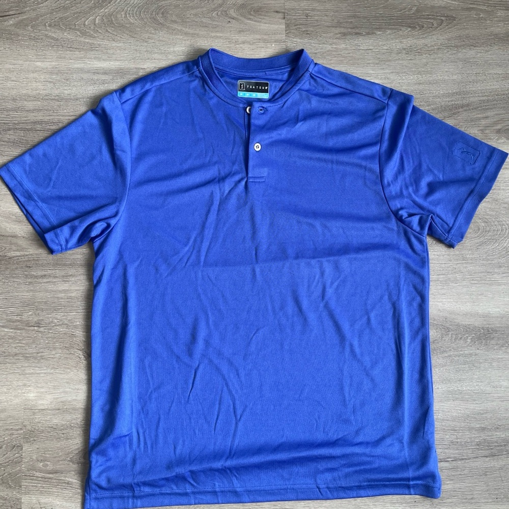 Men’s PGA Tour Shirt Medium Short Sleeve